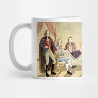 Tammy Meets Betsy Ross And George Washington Mug